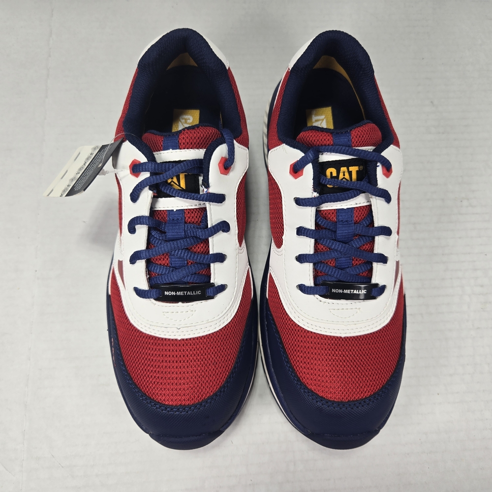 Caterpillar Quake Composite Safety Toe Red Work Sneakers Women's Size 6 Wide - Picture 7 of 13